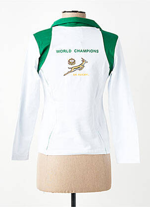 Polo mâneci lungi mâneci lungi alb SA RUGBY femeie