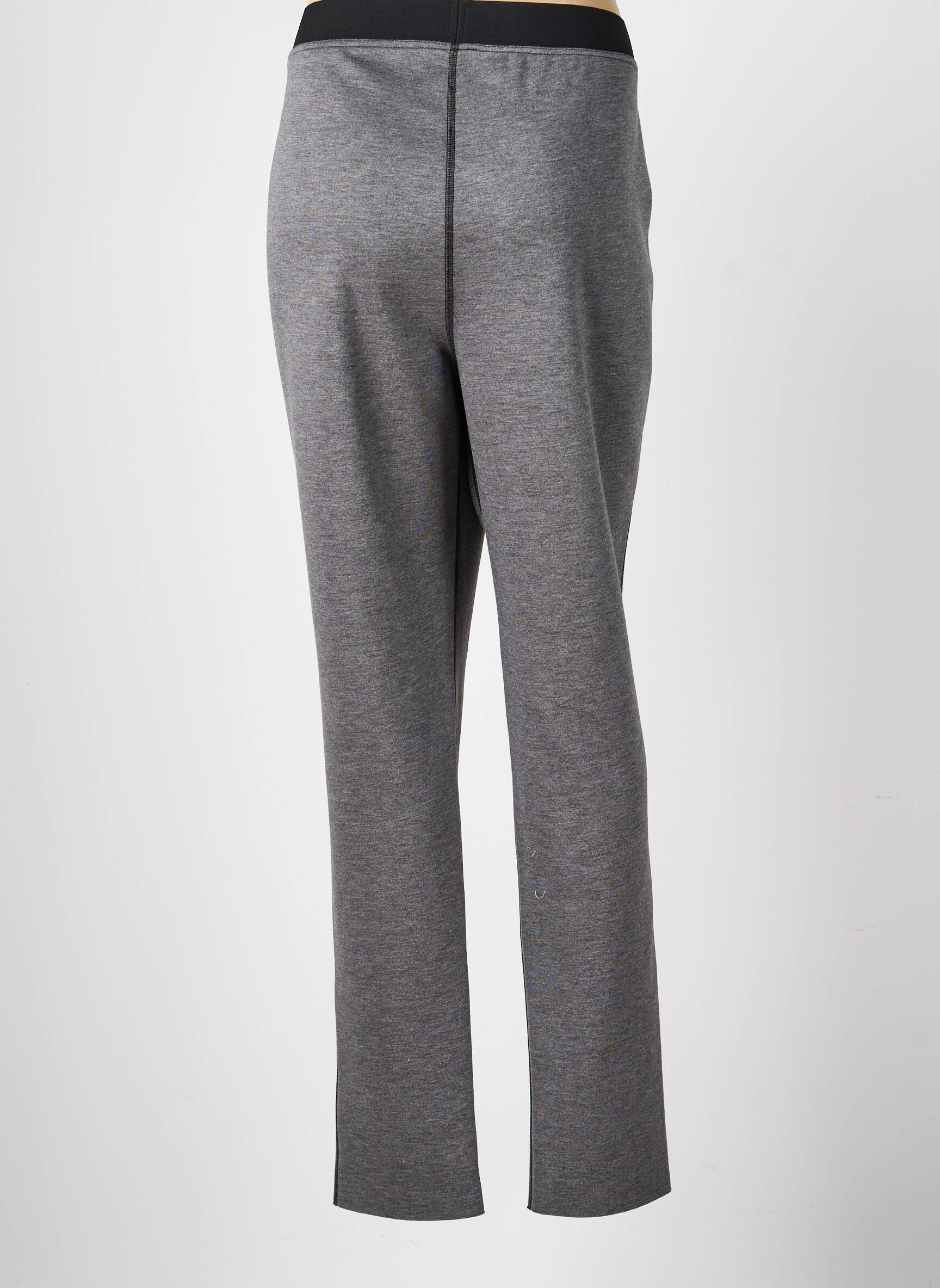 Pantalon slim talie elastică mărime normală gri GUY DUBOUIS femeie
