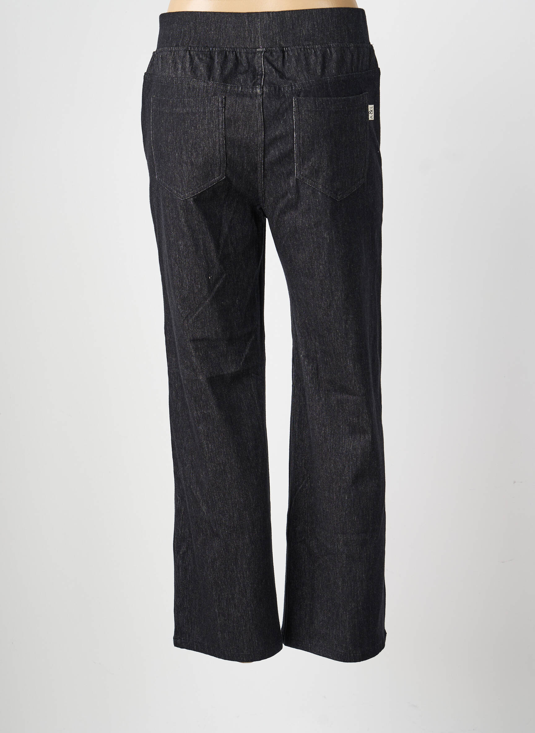 Pantalon drept elasticitate mărime normală gri AGATHE & LOUISE femeie