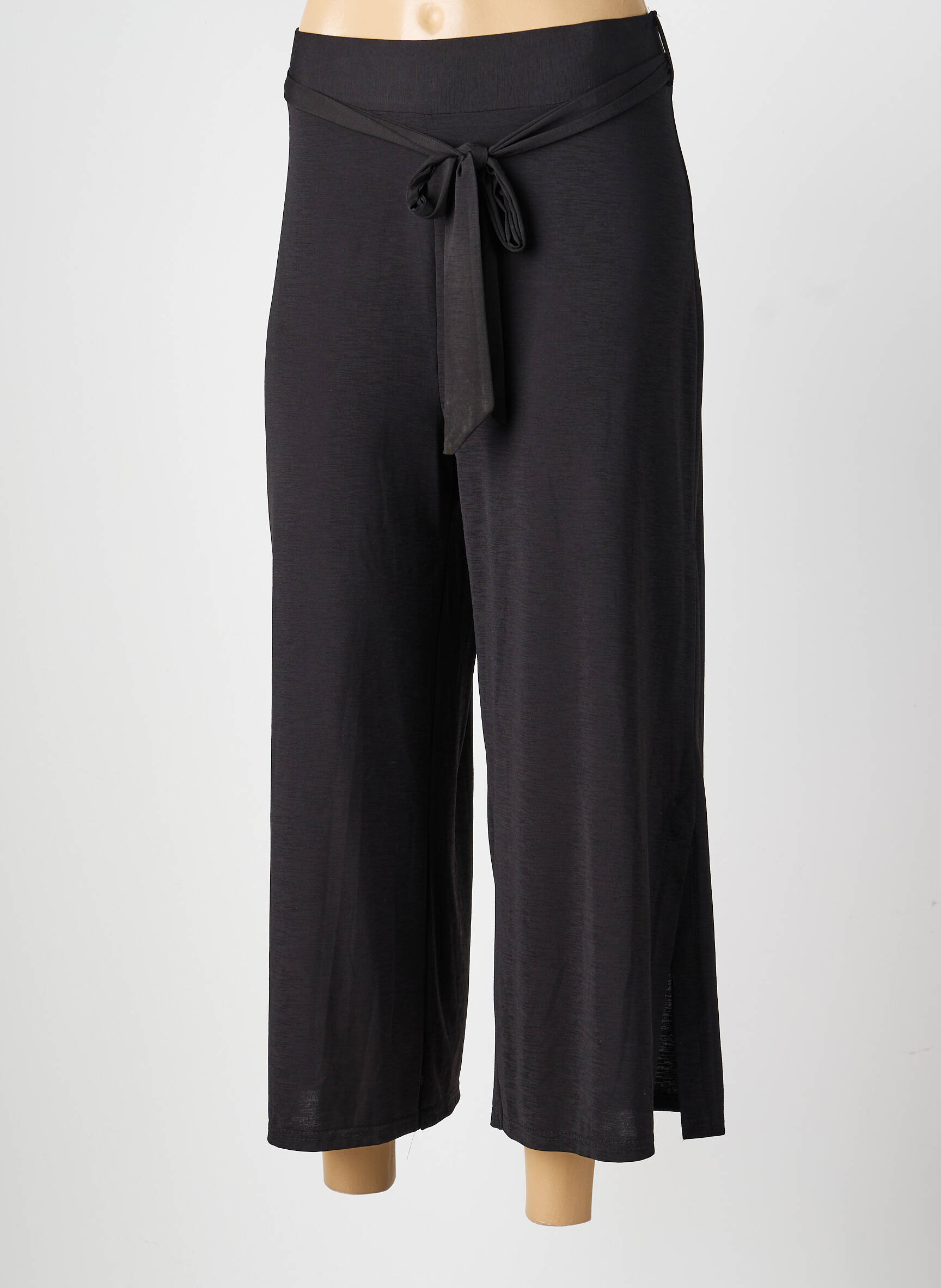 Pantalon drept elasticitate mărime normală negru MARBLE femeie