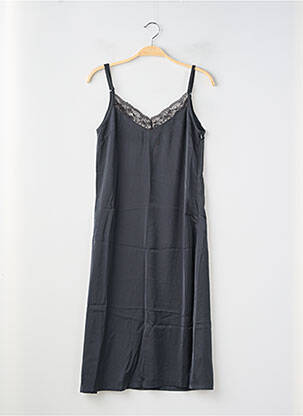 Rochie midi croială fluidă mâneci lungi negru MOONY MOOD femeie