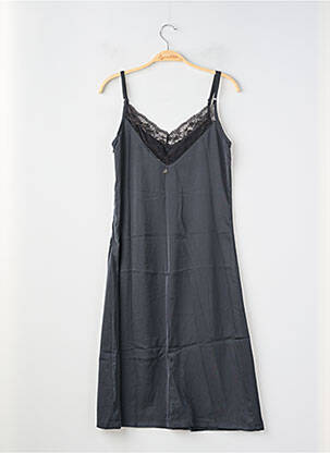 Rochie midi croială fluidă mâneci lungi negru MOONY MOOD femeie