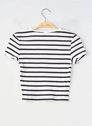 Tricou elasticitate mâneci scurte negru DIVIDED H&M femeie