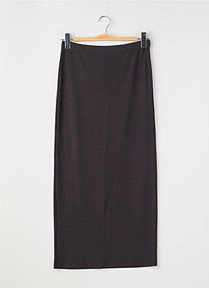 Fustă lungă croială dreaptă negru DIVIDED H&M femeie