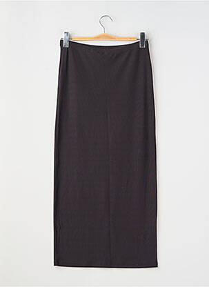 Fustă lungă croială dreaptă negru DIVIDED H&M femeie