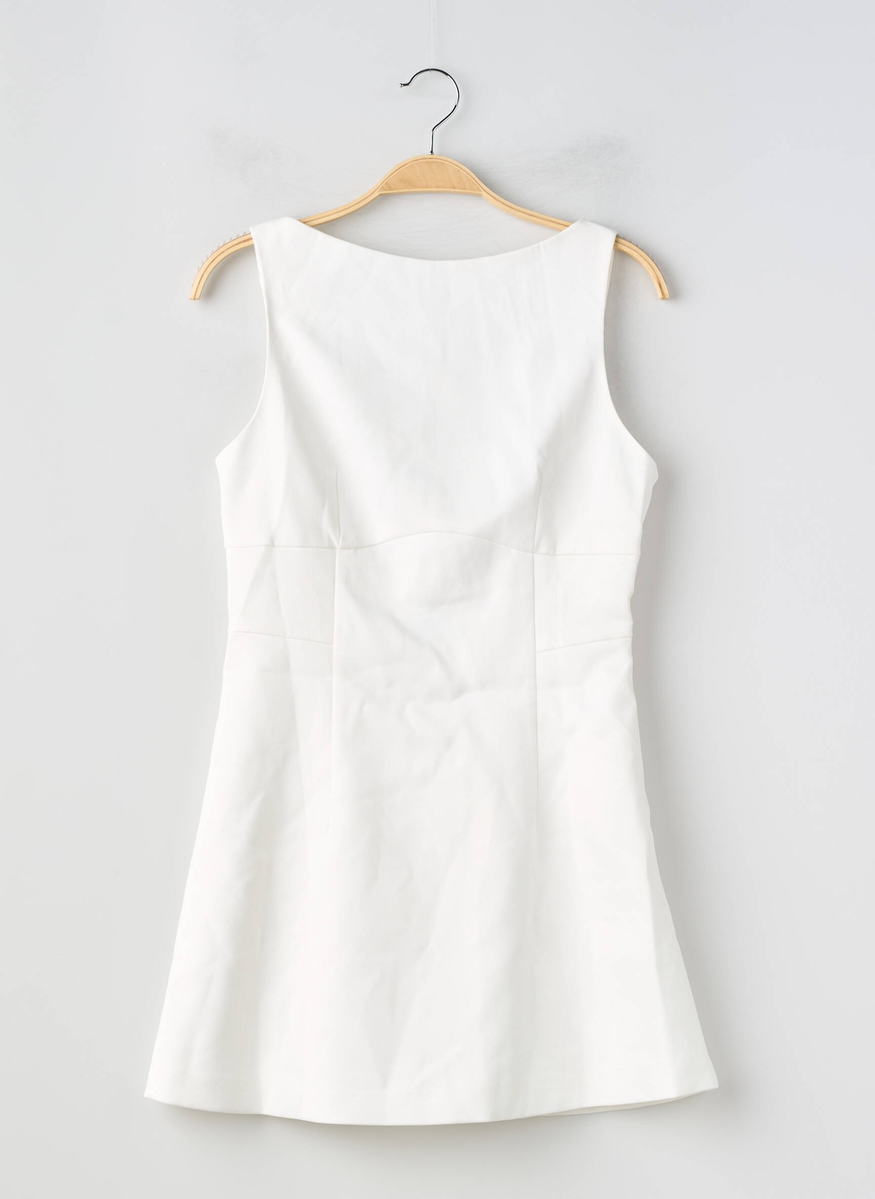 Rochie scurtă fără mâneci fără mâneci bej PEPPERMAYO femeie