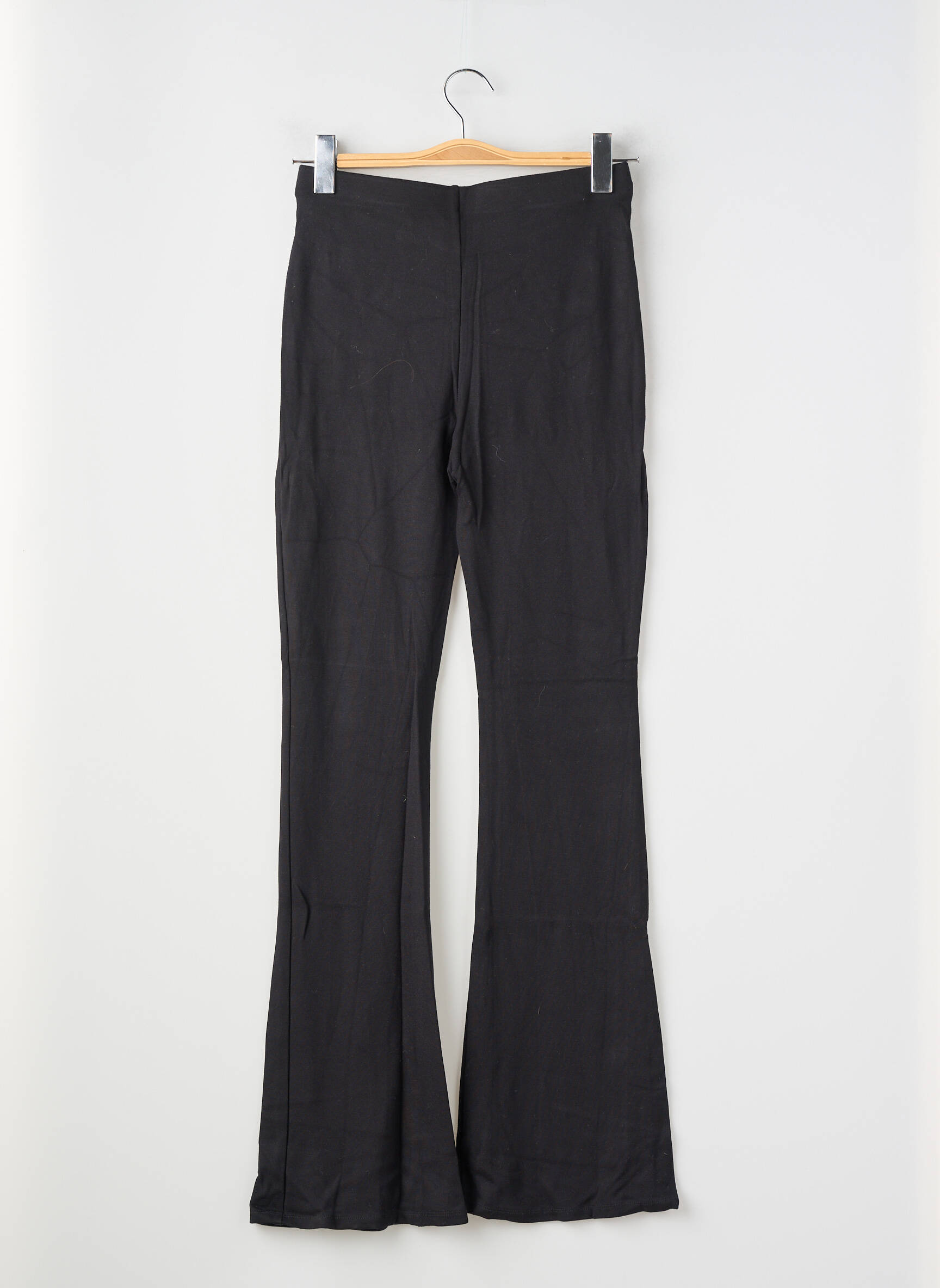 Pantalon evazat elasticitate talie înaltă negru DIVIDED H&M femeie