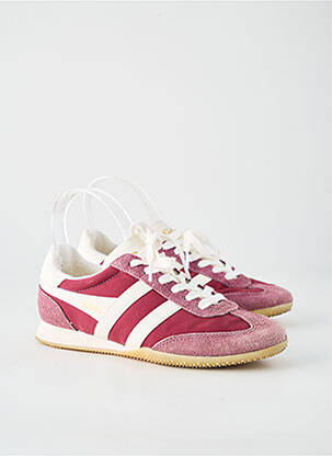 Adidași nubuc toc plat până la 3 cm roșu GOLA femeie