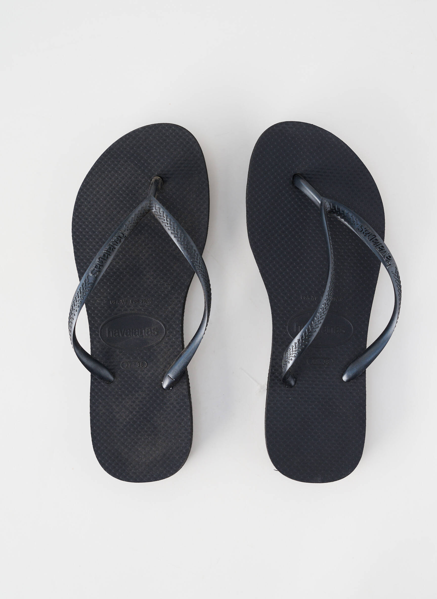 Șlapi toc plat până la 3 cm negru HAVAIANAS femeie