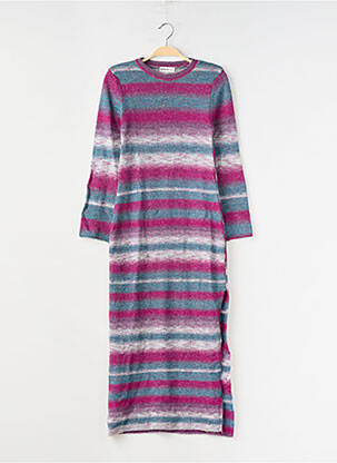 Rochie pulover elasticitate mâneci lungi violet BROWNIE femeie