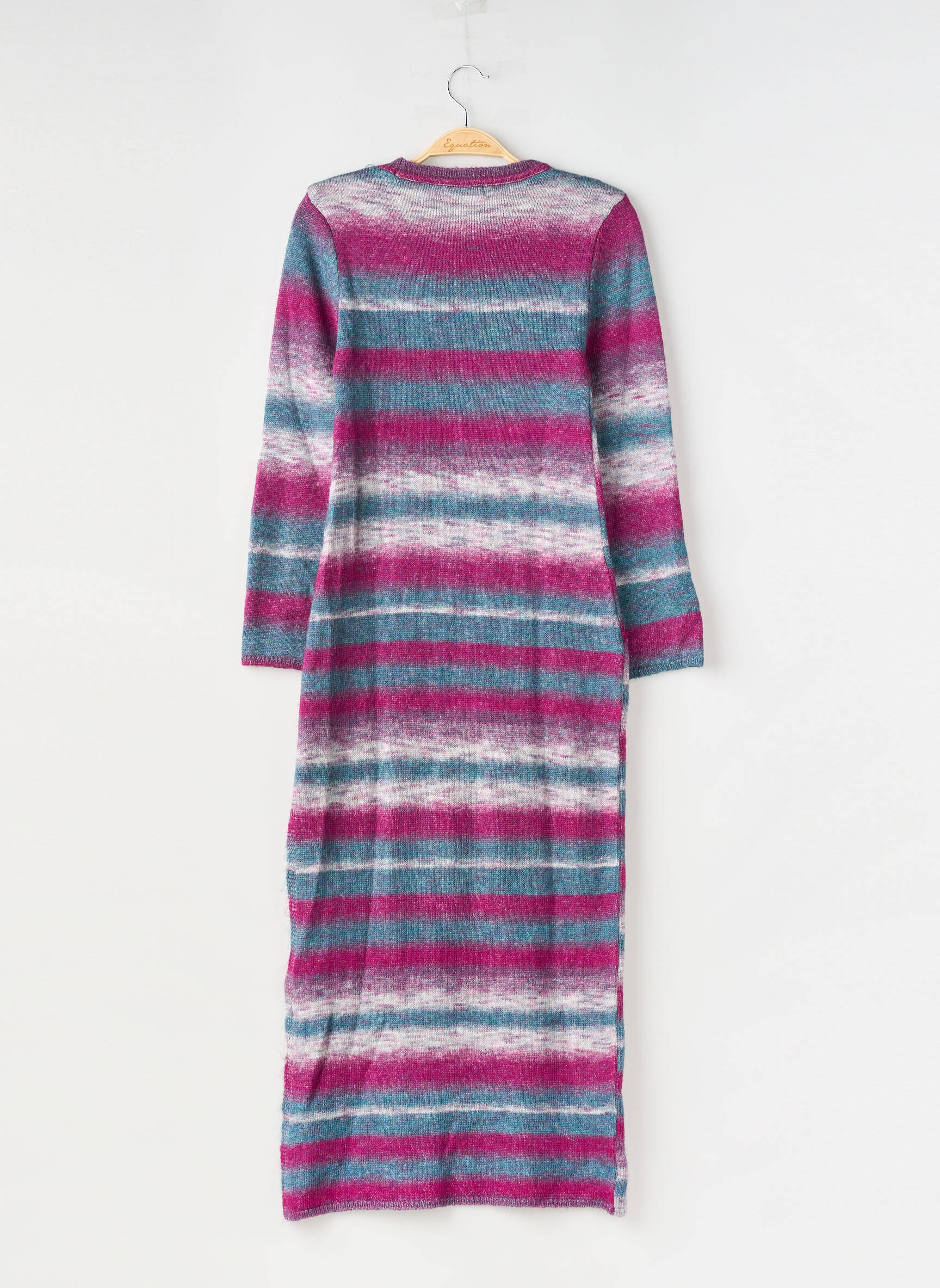 Rochie pulover elasticitate mâneci lungi violet BROWNIE femeie
