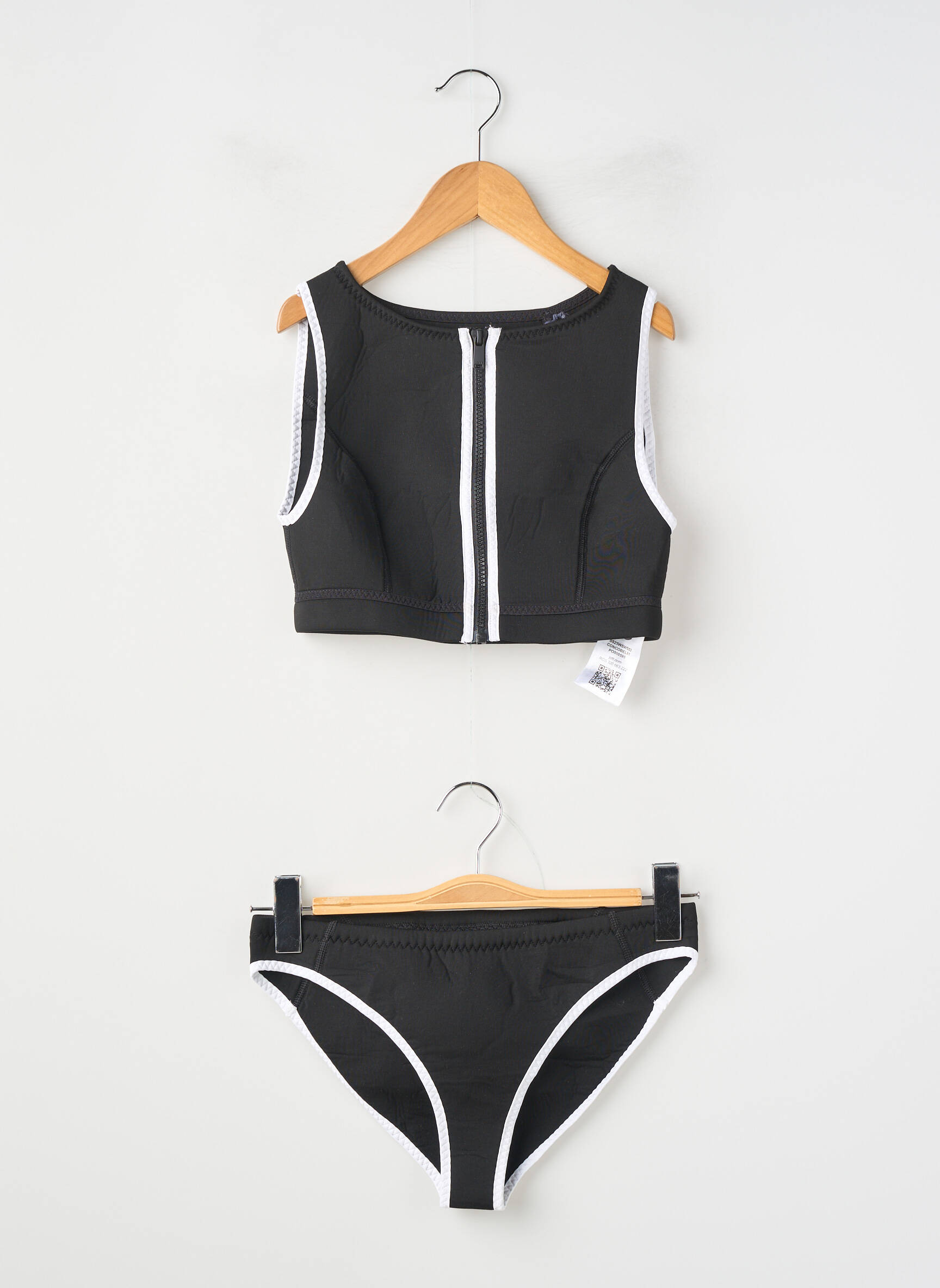 Costum de baie din două piese elasticitate sutiene negru JOTT (JUST OVER THE TOP) femeie
