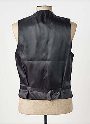 Vestă fără mâneci croială cambrată negru SAINT HILAIRE bărbat