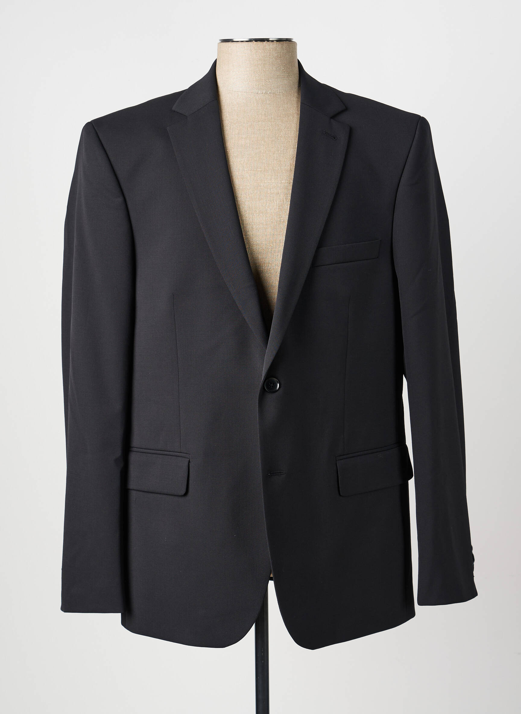 Sacou finisaj interior dublat negru SAINT HILAIRE bărbat