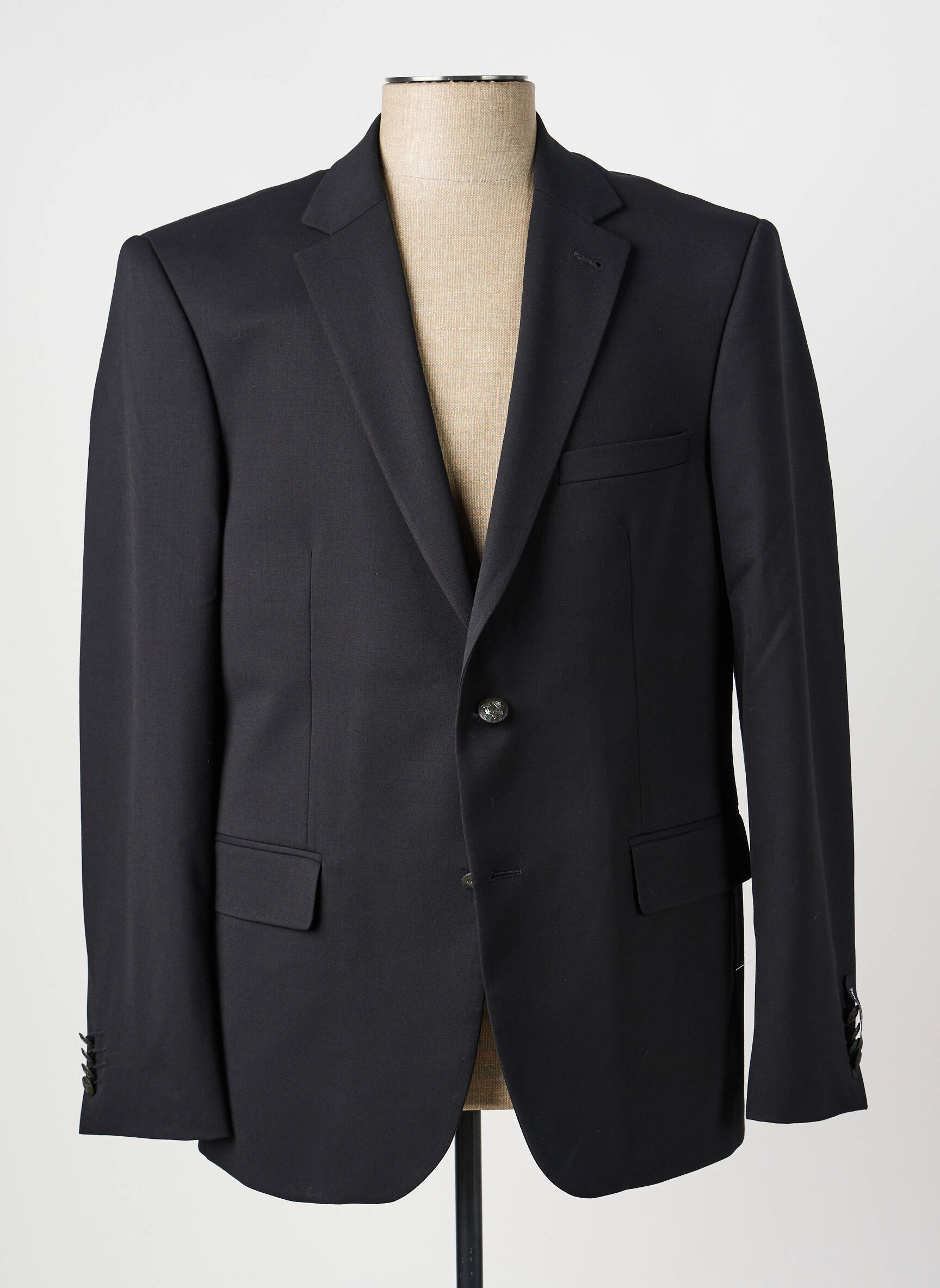 Sacou finisaj interior dublat negru SAINT HILAIRE bărbat