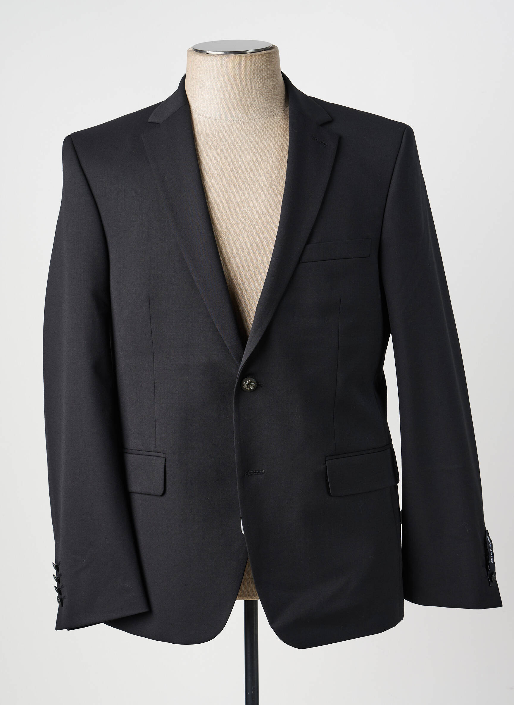 Sacou finisaj interior dublat negru SAINT HILAIRE bărbat