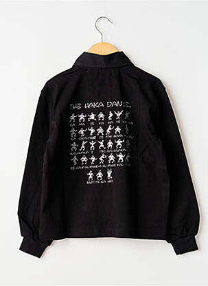 Polo mâneci lungi mâneci lungi negru QUINZE & TREIZE băiat