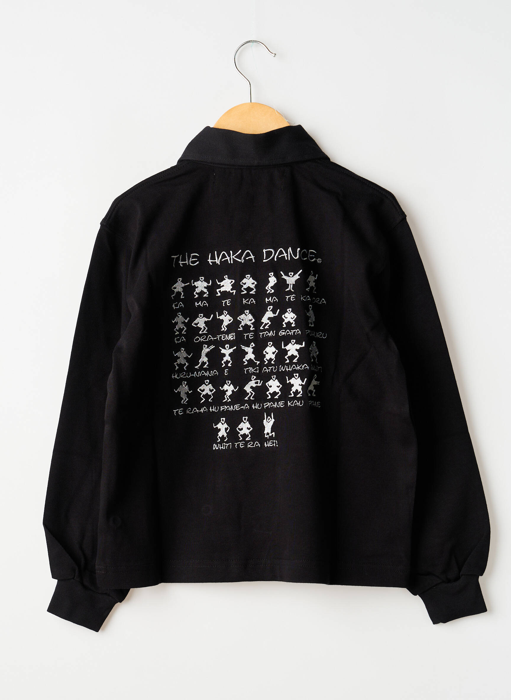 Polo mâneci lungi mâneci lungi negru QUINZE & TREIZE băiat