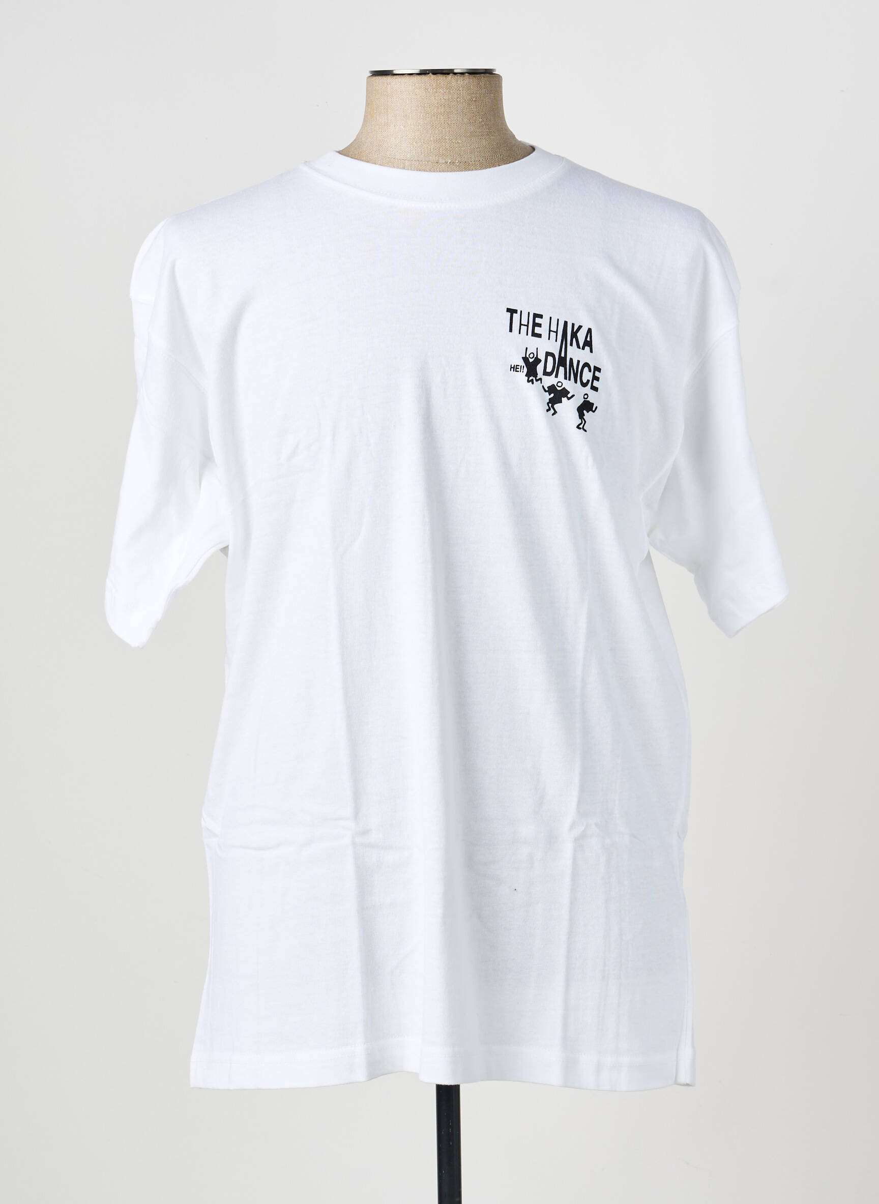 Tricou croială dreaptă mâneci scurte alb CLOUD'S bărbat