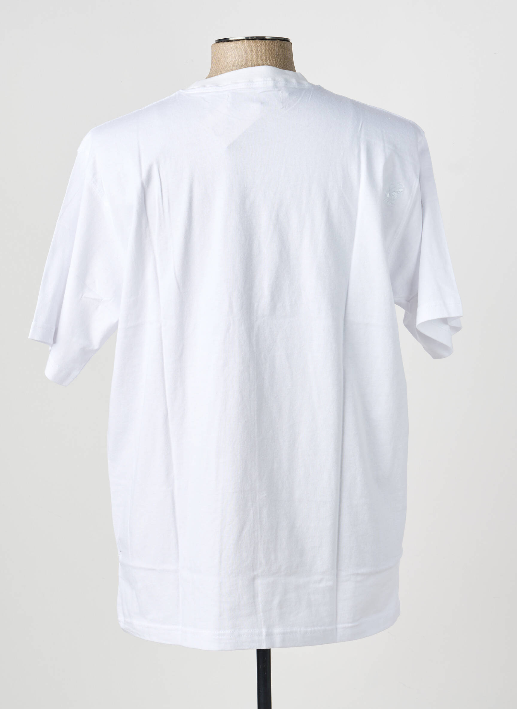 Tricou broderie mâneci scurte alb COMPTOIR DU RUGBY bărbat