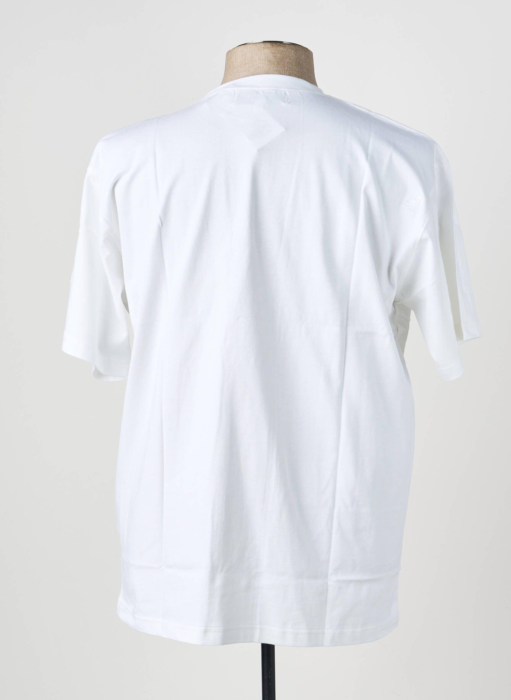 Tricou broderie mâneci scurte alb COMPTOIR DU RUGBY bărbat