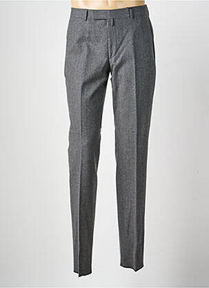 Pantalon slim țesătură melanj mărime normală gri BRUNO SAINT HILAIRE bărbat
