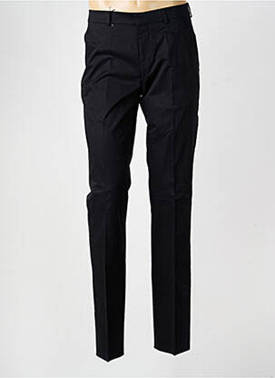 Pantalon slim țesătură poplin mărime normală negru BRUNO SAINT HILAIRE bărbat
