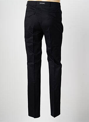 Pantalon slim țesătură poplin mărime normală negru BRUNO SAINT HILAIRE bărbat