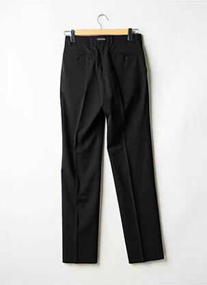 Pantalon slim talie cu cleme mărime normală negru BRUNO SAINT HILAIRE bărbat