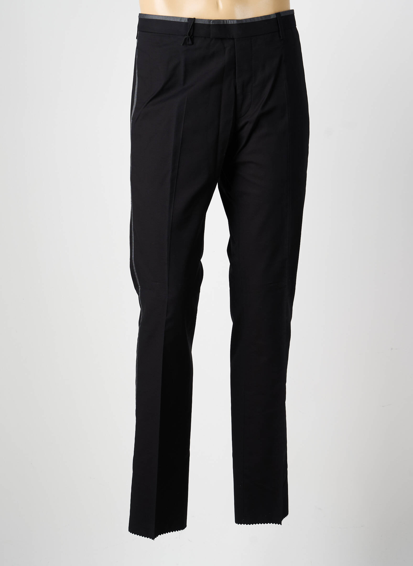 Pantalon slim țesătură poplin mărime normală negru STRELLSON bărbat