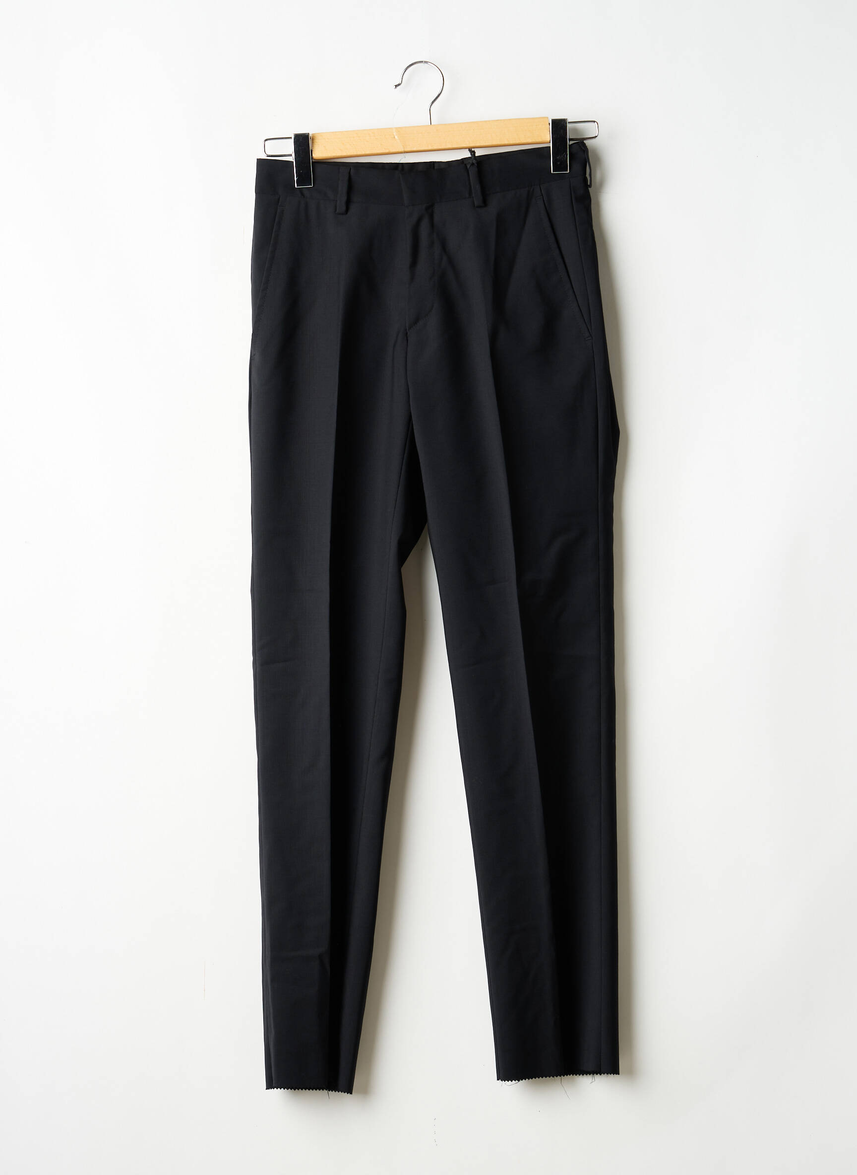 Pantalon slim talie cu cleme mărime normală negru KARL LAGERFELD bărbat