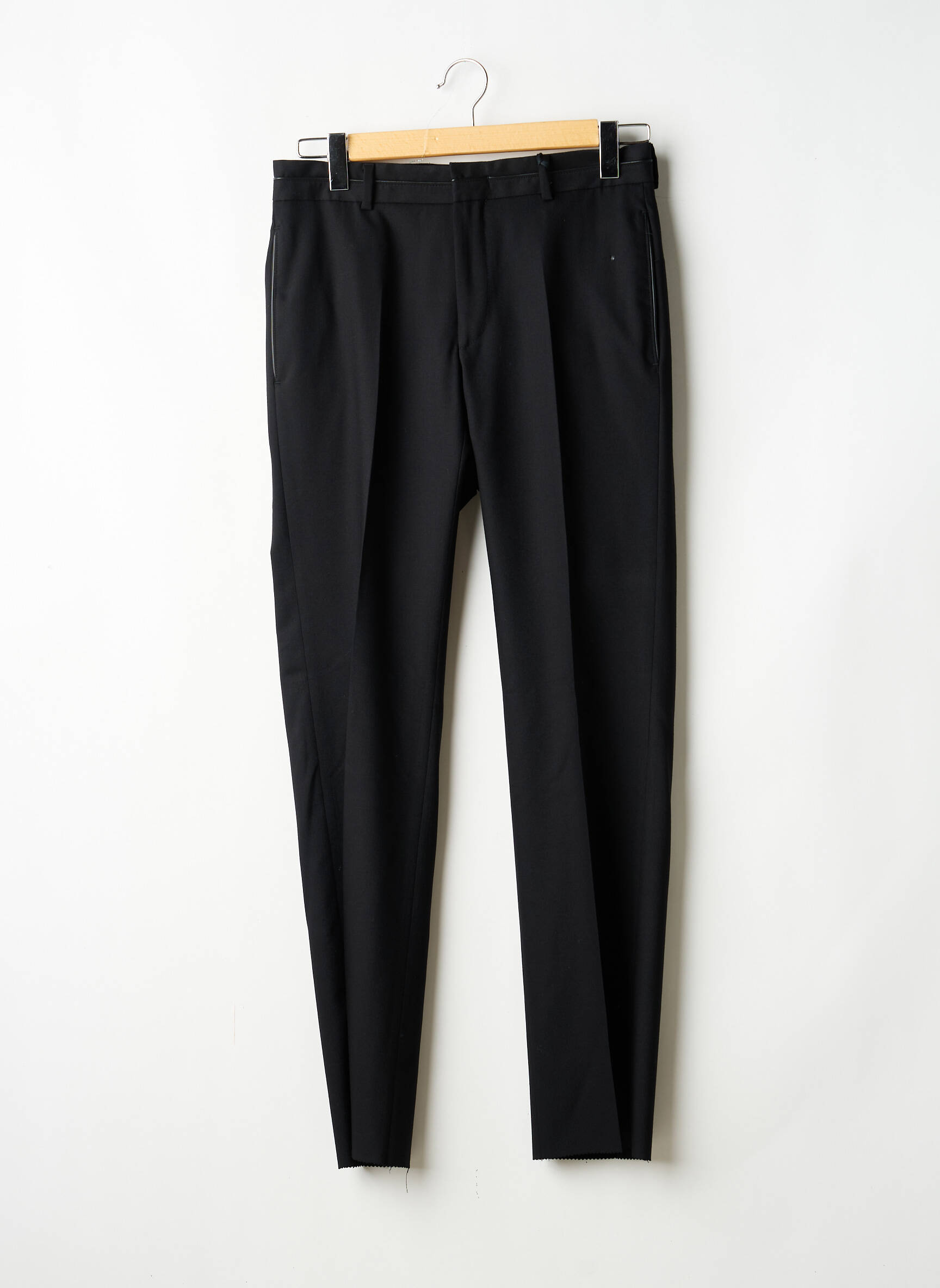 Pantalon slim talie cu cleme mărime normală negru KARL LAGERFELD bărbat
