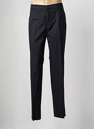 Pantalon drept țesătură poplin mărime normală negru SAINT HILAIRE bărbat