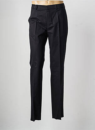 Pantalon drept țesătură poplin mărime normală negru SAINT HILAIRE bărbat