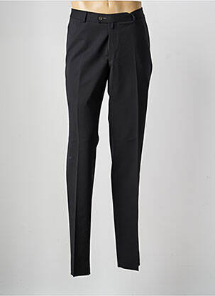 Pantalon drept țesătură poplin mărime normală negru SAINT HILAIRE bărbat