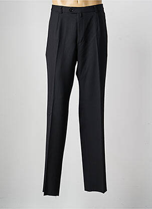 Pantalon drept țesătură poplin mărime normală negru SAINT HILAIRE bărbat