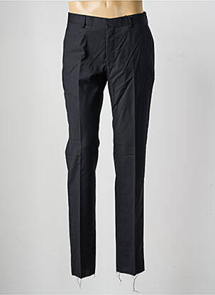 Pantalon drept țesătură poplin mărime normală negru SAINT HILAIRE bărbat