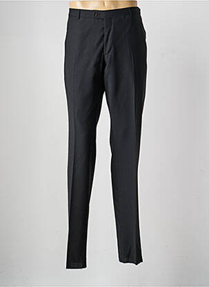 Pantalon drept țesătură poplin mărime normală negru SAINT HILAIRE bărbat