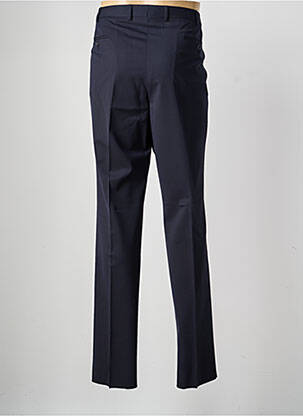 Pantalon drept țesătură poplin mărime normală albastru SAINT HILAIRE bărbat
