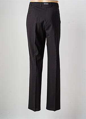 Pantalon drept țesătură poplin mărime normală negru SAINT HILAIRE bărbat