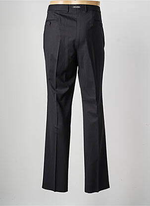 Pantalon drept talie cu cleme mărime normală negru SAINT HILAIRE bărbat