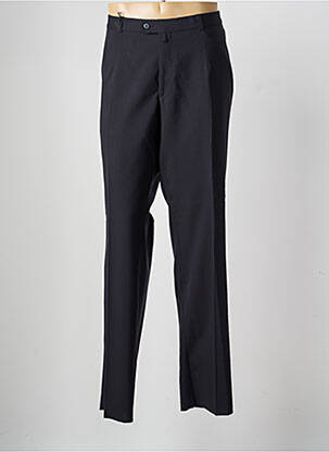 Pantalon drept talie cu cleme mărime normală negru SAINT HILAIRE bărbat