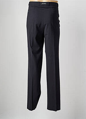 Pantalon drept talie cu cleme mărime normală negru SAINT HILAIRE bărbat