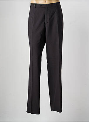 Pantalon drept țesătură poplin mărime normală negru SAINT HILAIRE bărbat