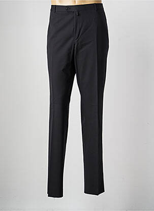 Pantalon drept talie cu cleme mărime normală negru SAINT HILAIRE bărbat