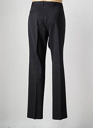 Pantalon drept talie cu cleme mărime normală negru SAINT HILAIRE bărbat