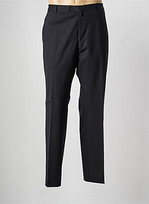 Pantalon drept țesătură poplin mărime normală negru SAINT HILAIRE bărbat