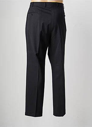 Pantalon drept țesătură poplin mărime normală negru SAINT HILAIRE bărbat