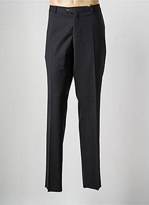 Pantalon drept țesătură poplin mărime normală negru SAINT HILAIRE bărbat