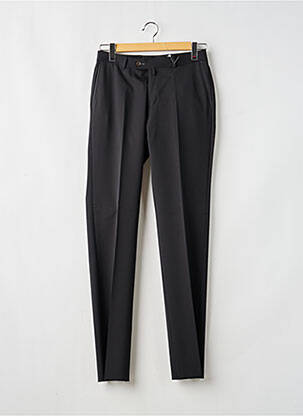 Pantalon drept țesătură poplin mărime normală negru SAINT HILAIRE bărbat